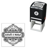 Bruiloft Bewaar de datum   Lijst Custom Zelfinktende Stempel (In situ)