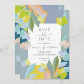 Bruiloft Bewaar de datum met foto Kaart (Voorkant / Achterkant)