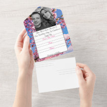 Bruiloft Bewaar de datum RVSP