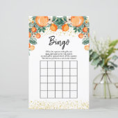 Bruiloft Bingo Spellen van Orange main squeeze (Staand voorkant)