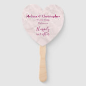 Bruiloft - Blauwe Rozen en Kroonbloemboeket Handwaaier (Achterkant)