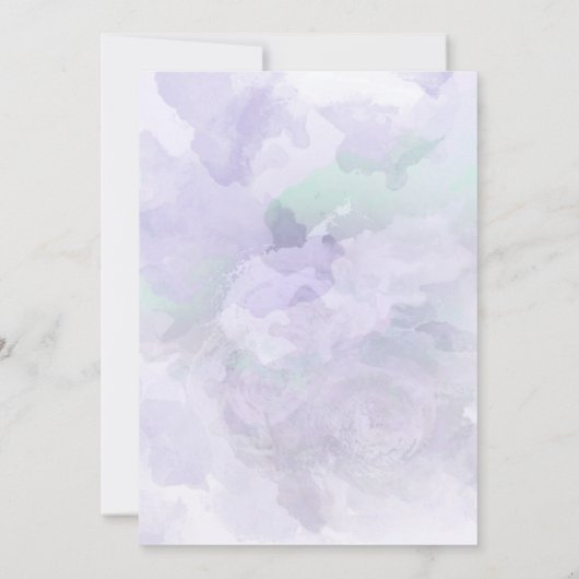 BRUILOFT | Bleek Lila Seafoam Green Silver Jaspé (Achterkant)