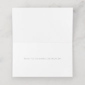 Bruiloft | Bleke Blush Pink Waterverf Floral (Binnenkant ongevouwen)