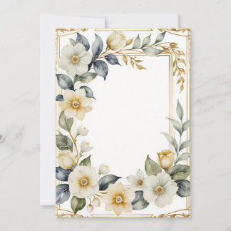 Bruiloft Bloem romantisch Kaart