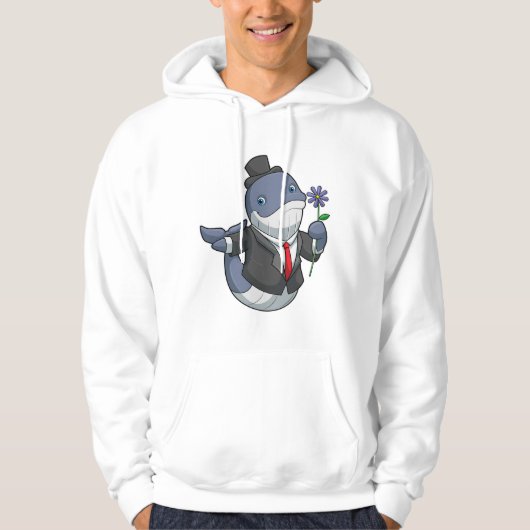 Bruiloft bloem voor bruidegom hoodie (Voorkant)