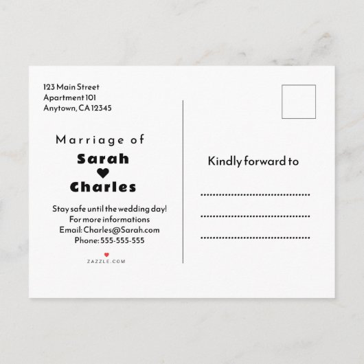 Bruiloft Blooms Uitnodiging: Een bloemenkiesverhaa Uitnodiging Briefkaart (Achterkant)