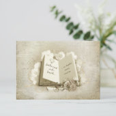 bruiloft  boek RSVP (Staand voorkant)