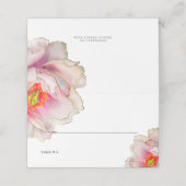 Bruiloft | Bold Beauful Scarlet Peony (Buitenkant ongevouwen)