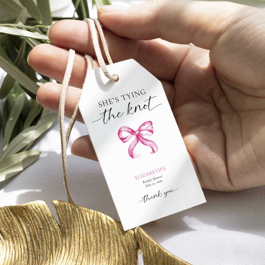 Bruiloft Bridal Shower Aangepast Cadeaulabel
