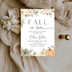 Bruiloft Bridal Shower - Bruid Herfstbladeren Kaart