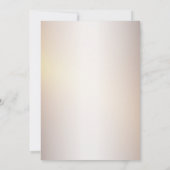 Bruiloft Bridal Shower Feest Gouden Witte Bloemen Kaart (Achterkant)