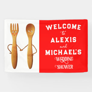 Bruiloft Bridal Shower Spandoek