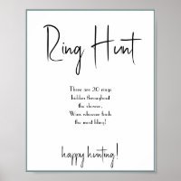 Bruiloft Bridal Shower Spel Bord Ring Hunt
