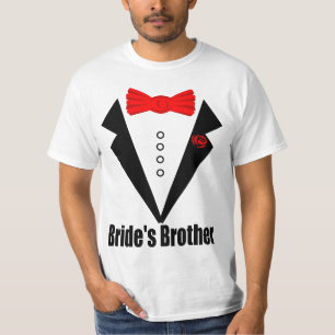 bruiloft, broer van de bruid t-shirt