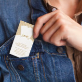 Bruiloft bruids witte jurk Visitekaartje