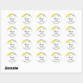 Bruiloft bruidsmeisjesfeest bedoeld om bij te zijn ronde sticker (Vel)
