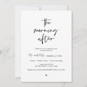 Bruiloft Brunch, de ochtend erna Kaart (Voorkant)