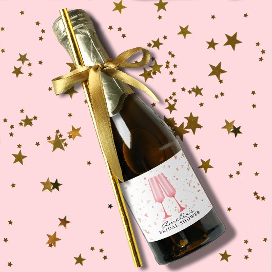Bruiloft Brunch en Bruisend Mini Sparkling Wijnetiket