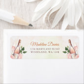 Bruiloft brunch en bubbelende champagne bruidsfees etiket (Insitu)