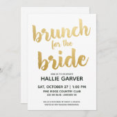 Bruiloft Brunch Uitnodiging (Voorkant / Achterkant)