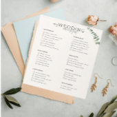 Bruiloft Checklist Planner Notitieblok