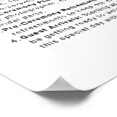 Bruiloft Checklists - Dag van de Bruiloft Planner Poster (Hoek)