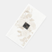 Bruiloft Chique Monogram Servet (Hoek)