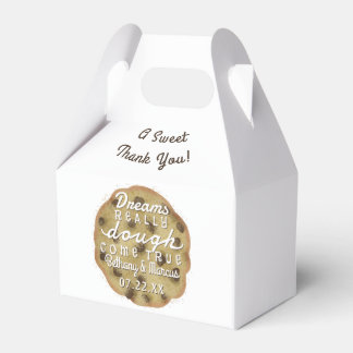 Bruiloft Chocolade Chip Cookie Treats Dromen Deeg Bedankdoosjes