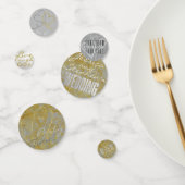 Bruiloft Confetti Silver Lining Confetti (Groep)