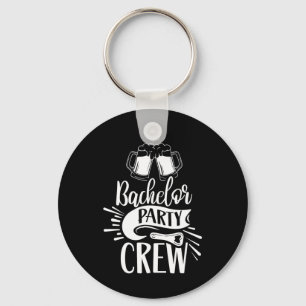 Bruiloft Crew Team Bruidegom Bruid  Sleutelhanger