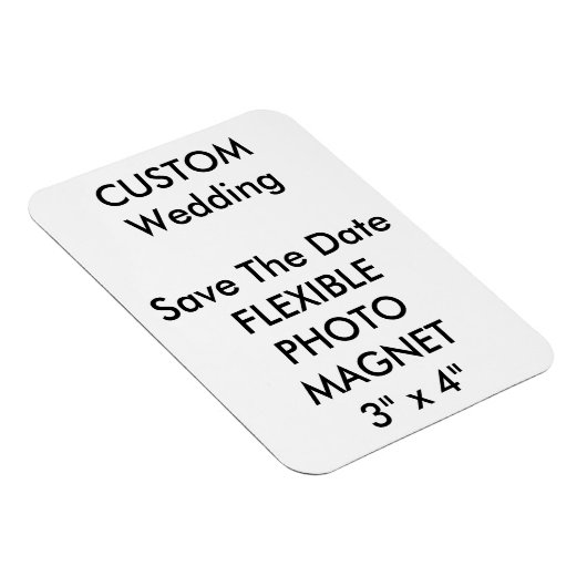 Bruiloft Custom Save De Datum Foto Koelkast Magnee Magneet (Rechterzijde)