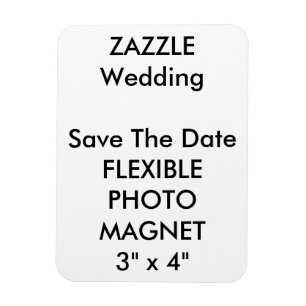 Bruiloft Custom Save De Datum Foto Koelkast Magnee Magneet