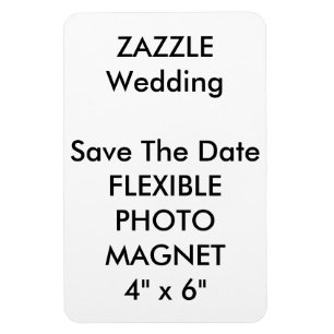 Bruiloft Custom Save De Datum Foto Koelkast Magnee Magneet
