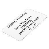 Bruiloft Custom Save De Datum Foto Koelkast Magnee Magneet (Linkerzijde)