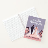 Bruiloft Dag Fictie Boek Hoesje Notitieboek (Binnen)