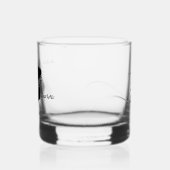 Bruiloft dag om te onthouden bruid & bruidegom whisky glas (Links)