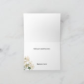 Bruiloft Dank Je met Rustieke Omheining Bedankkaart (Binnen)