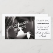 bruiloft Dank u fotokaart sjabloon (Voorkant / Achterkant)
