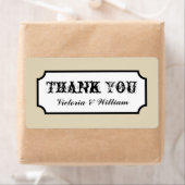 Bruiloft dank u labels (Insitu)