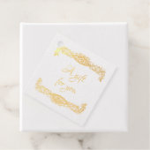 Bruiloft Dank u met Fancy  Scroll Lijst Bedankjes Labels (Met doos)