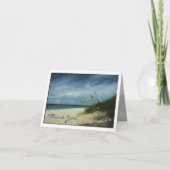 Bruiloft Dankkaartjes aan het Strand Bedankkaart (Voorkant)