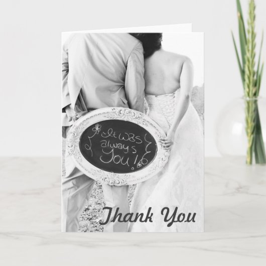 Bruiloft Dankkaartjes Bedankkaart (Voorkant)