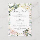 Bruiloft details | RSVP | QR-code behuizing Kaart (Voorkant)