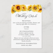 Bruiloft details | RSVP | QR-code behuizing Kaart (Voorkant)