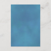 Bruiloft Details Turquoise Blauw Roos QR Code ENCL Informatiekaartje (Achterkant)