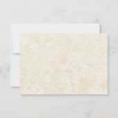 Bruiloft door het Zee Reactie RSVP Kaartje (Achterkant)