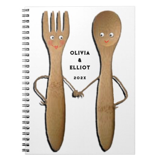 Bruiloft douche cadeau notitieboek (Voorkant)