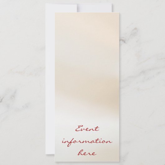 Bruiloft douche kaart (Achterkant)