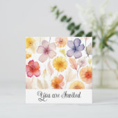 Bruiloft Douche uitnodiging (Staand voorkant)