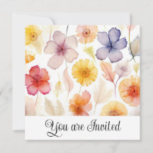 Bruiloft Douche uitnodiging